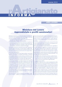 L'Artigianato Informa Marzo 2013