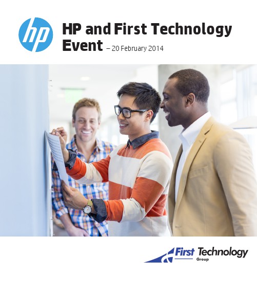 HP and First Technology Event – 20 February 2014 01