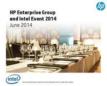 HP Enterprise Group and Intel Event 2014 01