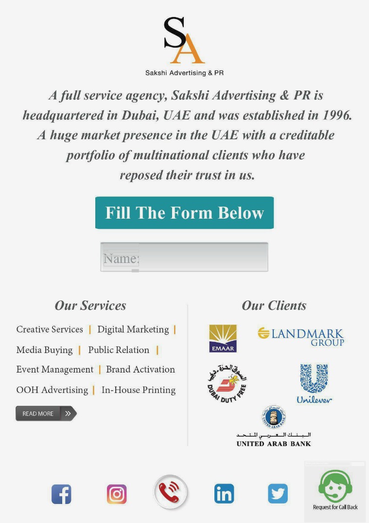 Sakshi Advertising & PR: Social Campaign Sakshi Advertising & PR
