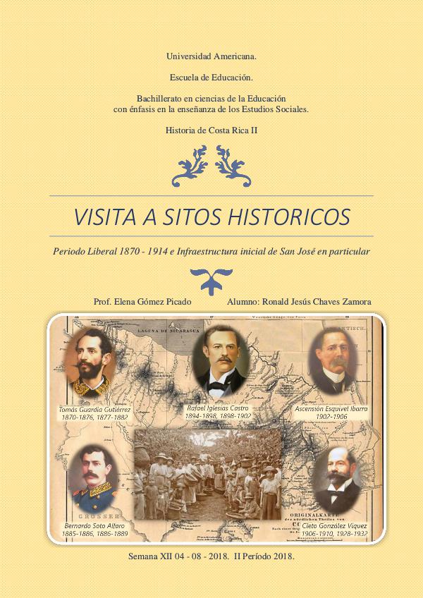 Revista Visita a Sitios Historicos Revista de Visita a Sitios Historicos 22-07-18