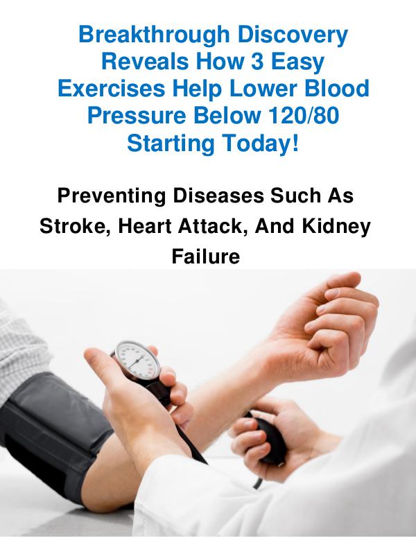Natural Blood Pressure Exercise Program Download Natural Blood Pressure Exercise Program