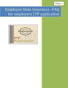 Venture Care -  PF application & esi online Registration
