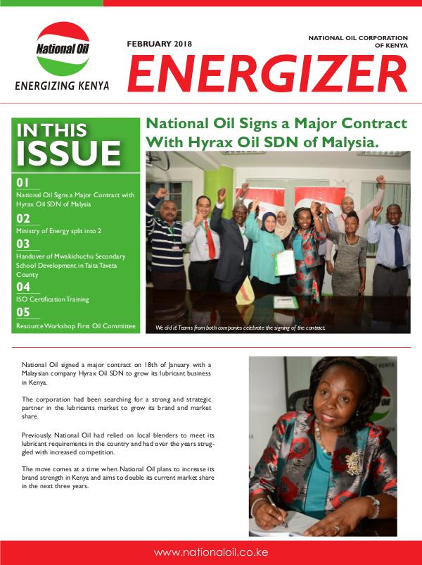 Energizer February Edition Feb Newsletter 2018