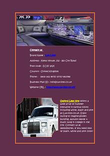 Limo Hire Services in Solihull at Best Price
