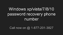 1-877-201-3827 windows 10 password recovery phone number | Rest