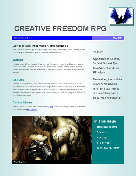 Creative Freedom RPG Creative Freedom RPG Volume 2 Issue 2