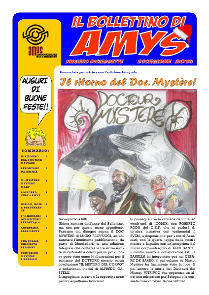 AMys - Bollettino Informativo N.17 Dicembre 2014