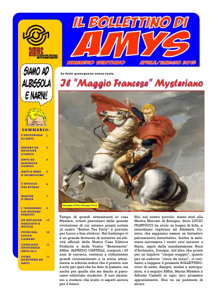 AMys - Bollettino Informativo N.21 - 05 2015
