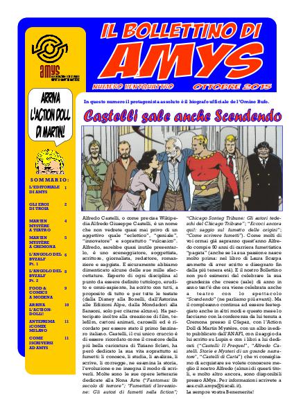 AMys - Bollettino Informativo N.24 - Ottobre 2015