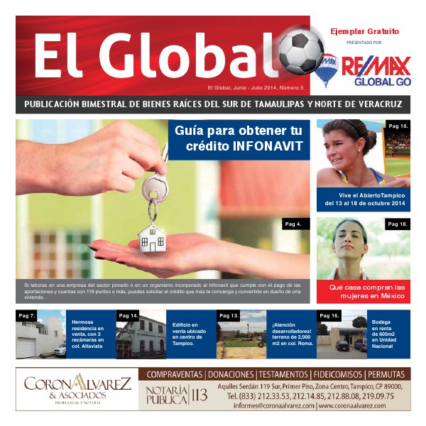 El Global Junio-Julio 2014, Numero 5