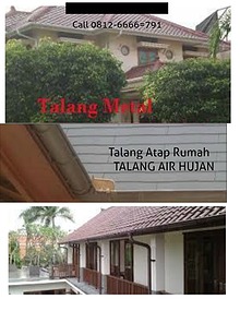 Talang Atap Rumah,Talang Air Hujan Talang Meetal Call 0812-6666-791