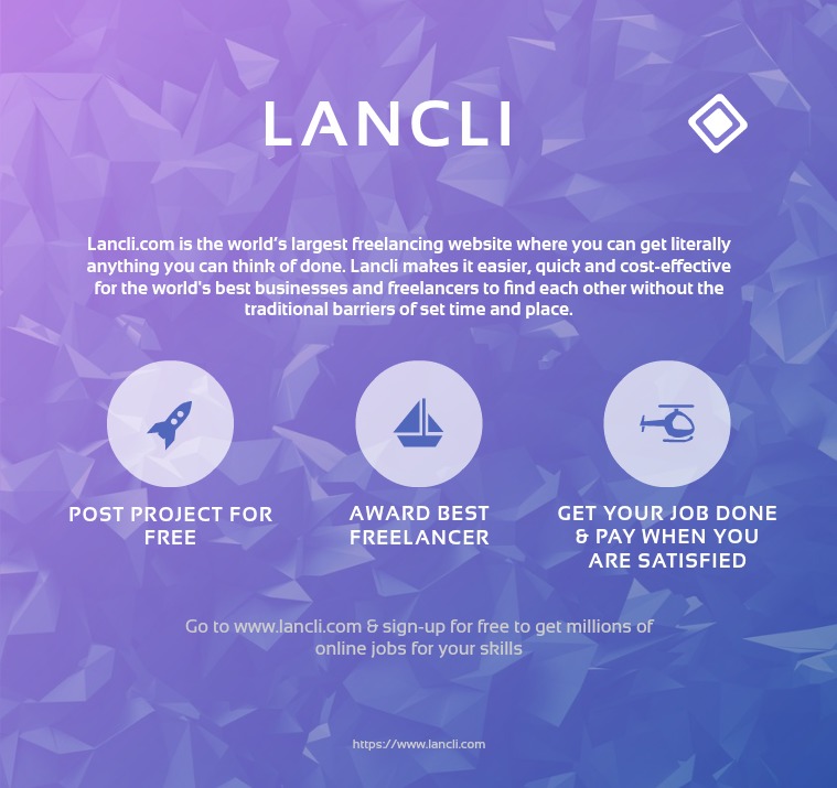 Lancli.com the world’s largest freelancing website Lancli.com the world’s largest freelancing website