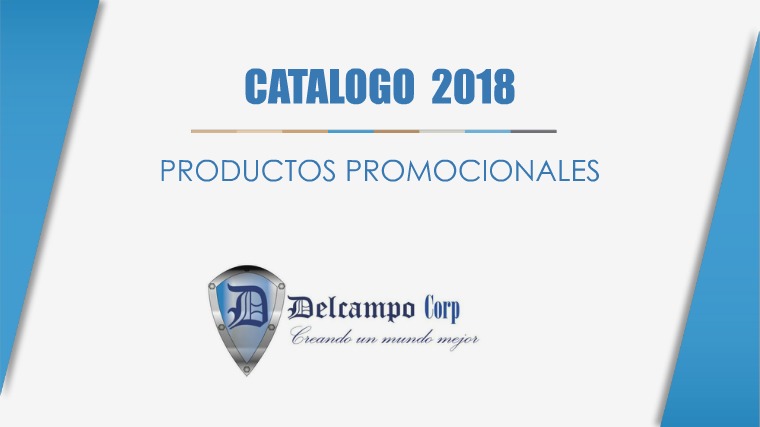 CATALOGO PROMOCIONALES 2018 CATALOGO PROMOCIONALES 2018