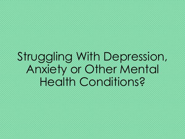 HHC Centre Struggling With Depression, Anxiety or Other Menta