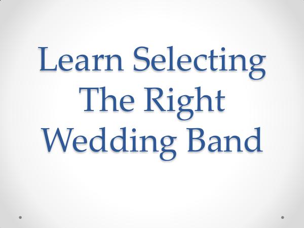 Main Event Music Learn Selecting The Right Wedding Band