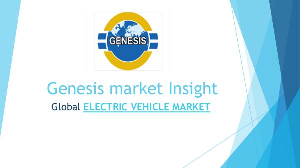 Genesis market Insights | Market Research electric