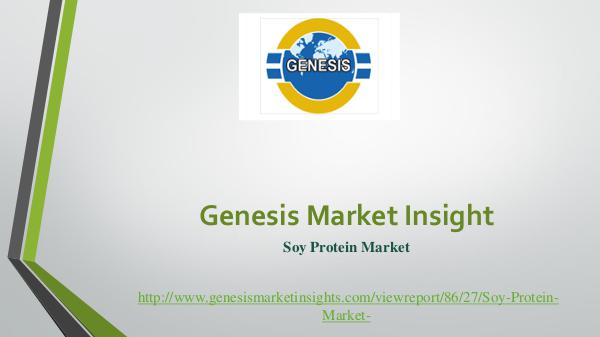Genesis market Insights | Market Research soy