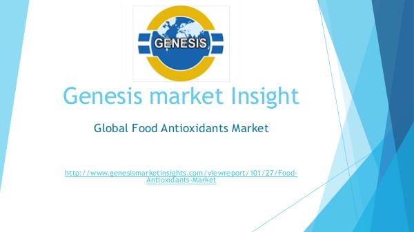 food antioxidants market
