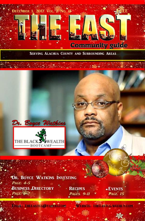 The East Community Guide - Gainesville, FL Dec 2017 the east take 3
