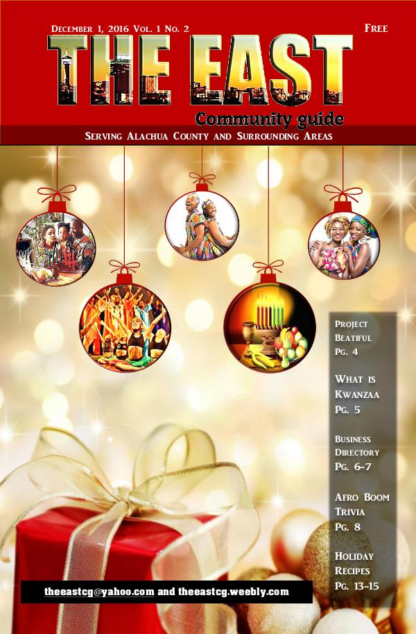 The East Community Guide Volume 1 Number 2  2016