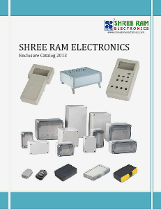 SHREE RAM ELECTRONICS- ENCLOSURE CATALOG 2013 Vol 1