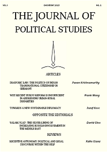 The Journal Of Political Studies