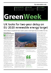 GreenWeek Volume 20, October 25