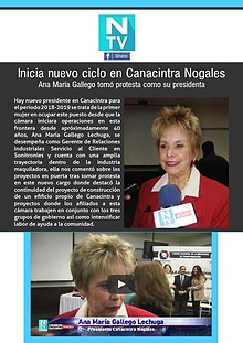 Nogales TV - Nuevo Ciclo en Canacintra Nogales