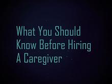 Live in Caregiver