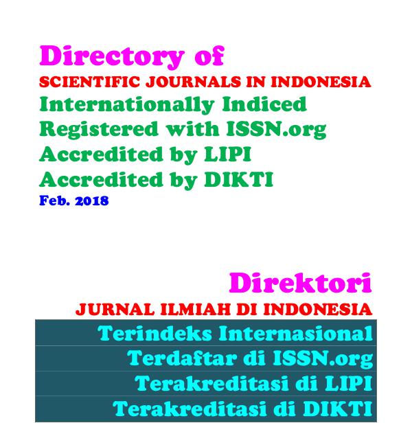 Directory of SCIENTIFIC JOURNALS IN INDONESIA Feb. 2018