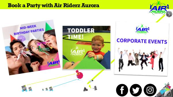 Air Riderz Trampoline Park, Aurora Birthday Parties and Events - Air Riderz Trampolin