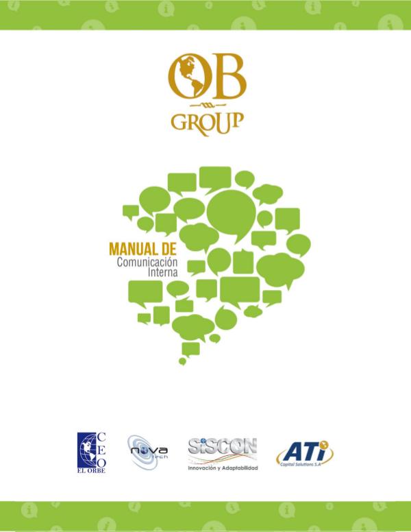 Mi primera revista GE-F-02 Manual de Comunicación Interna OB Group
