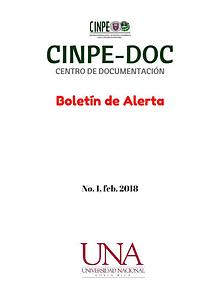 Boletín de alerta CINPE-DOC