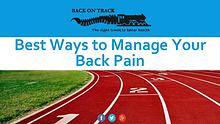 How to Manage Your Back Pain