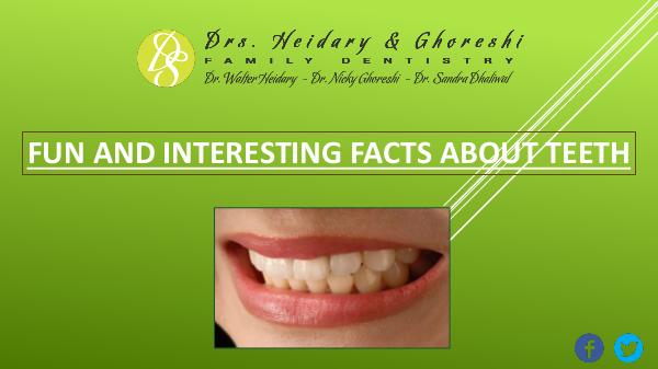 Fun and Interesting Facts about Teeth Interesting Facts About Teeth