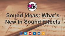 New Sound Effects CollectionFrom Sound Ideas