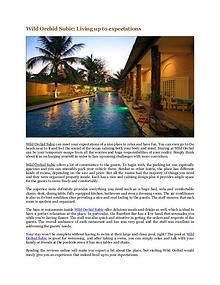 Wild Orchid Beach Resort and Hotel