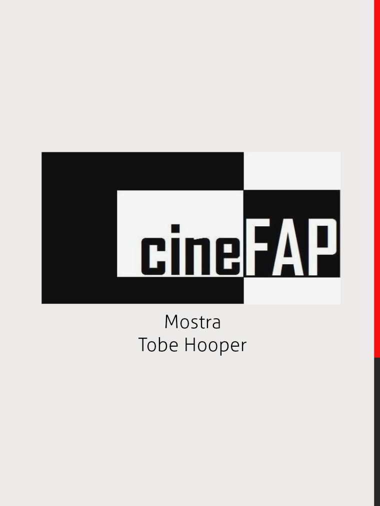 Catálogo Cine FAP Mostra Tobe Hooper