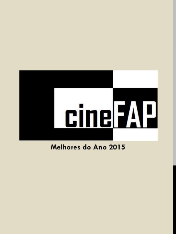Catálogo Cine FAP Melhores do Ano 2015