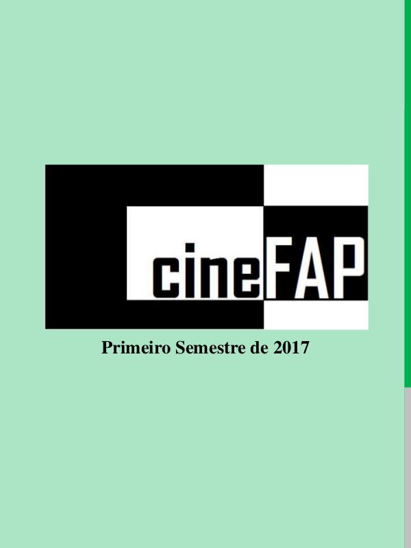 Catálogo Cine FAP Primeiro Semestre de 2017