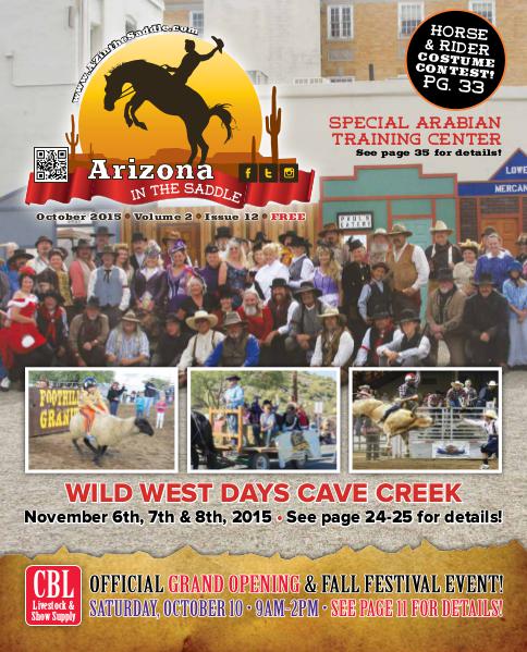 Arizona in the Saddle October 2015 Volume 2 Issue 12