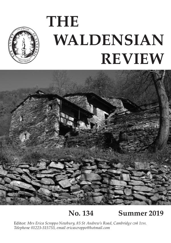 Waldensian Review No 134 Summer 2019