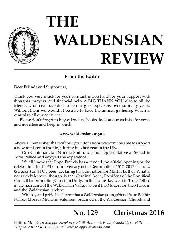 Waldensian Review 129