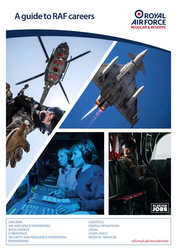 Guide to RAF Careers Leaflet What You Need To Know | Banca Joomag