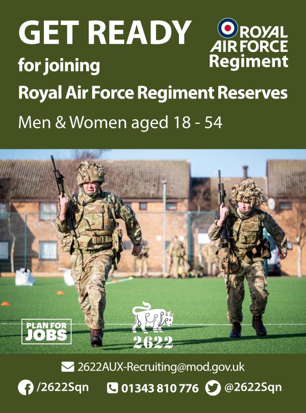 Reserves Opportunities RAF Regiment Reserves Fitness Brochure