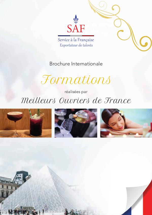 Service à la Française International Brochure Brochure SAF Training FR_020518