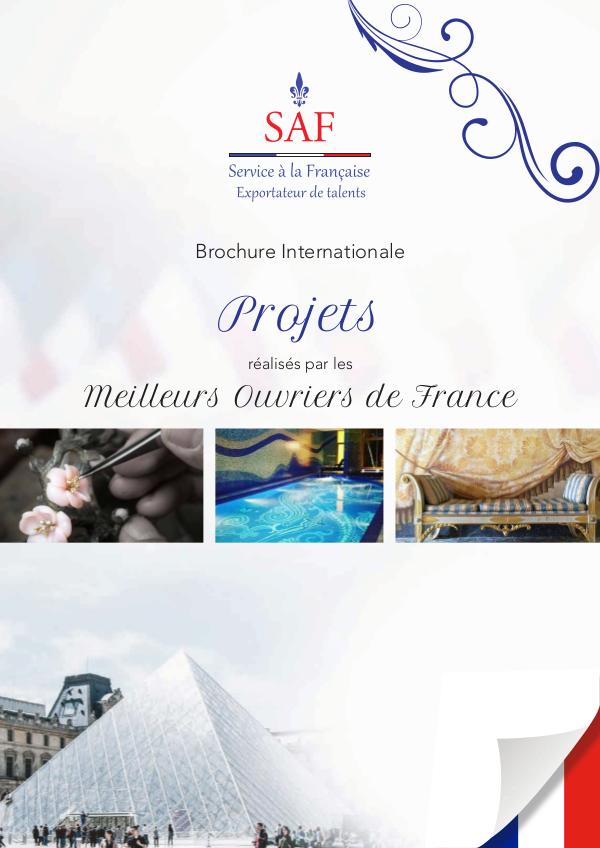 Service à la Française International Brochure Brochure SAF Projects FR