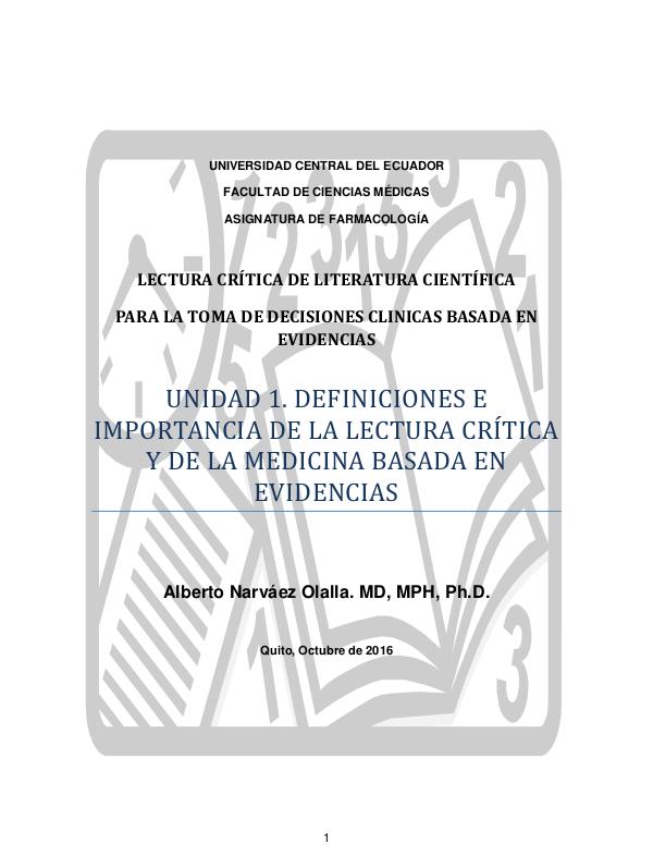 Libro Medicina Basada en Evidencias MBE Alberto Narvaez