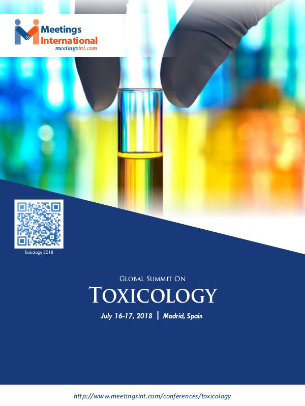 Global Summit on Toxicology Toxicology Conference-2018-Brochure